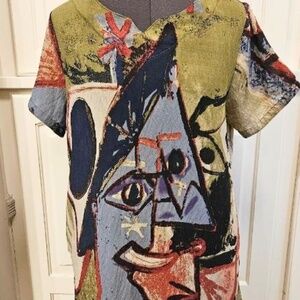 SYFS!  Picasso inspired slip on dress!  Size M